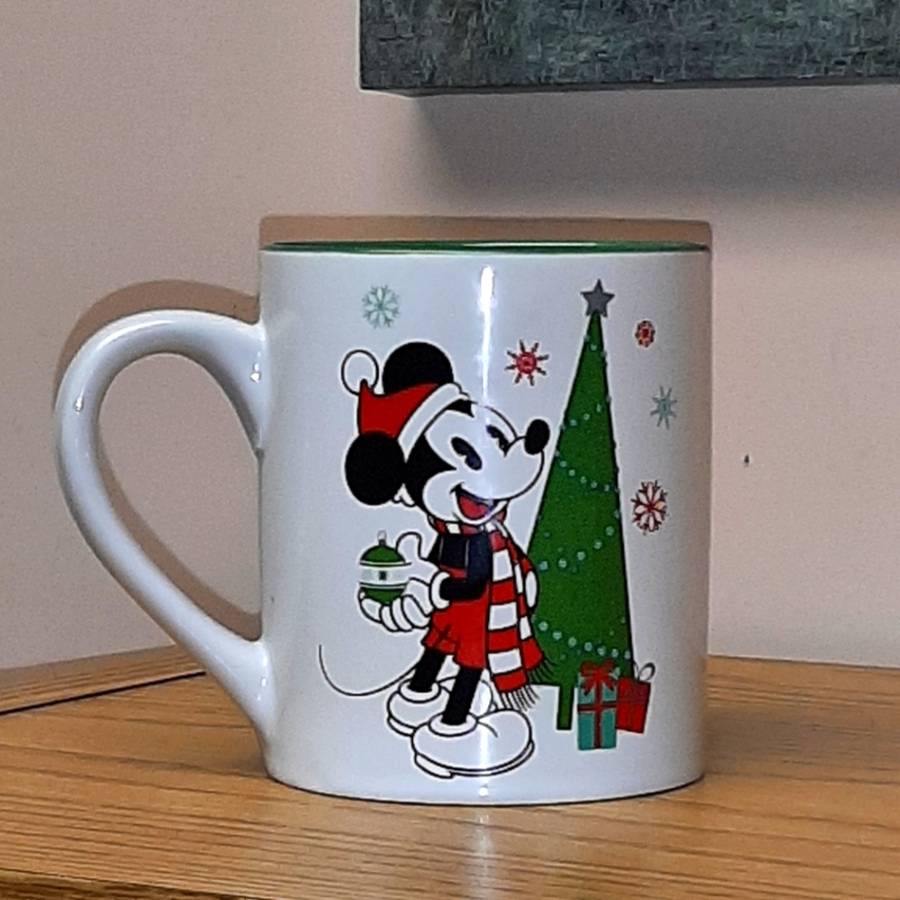 Mickey Mouse Holiday Two-Tone Mug NWT